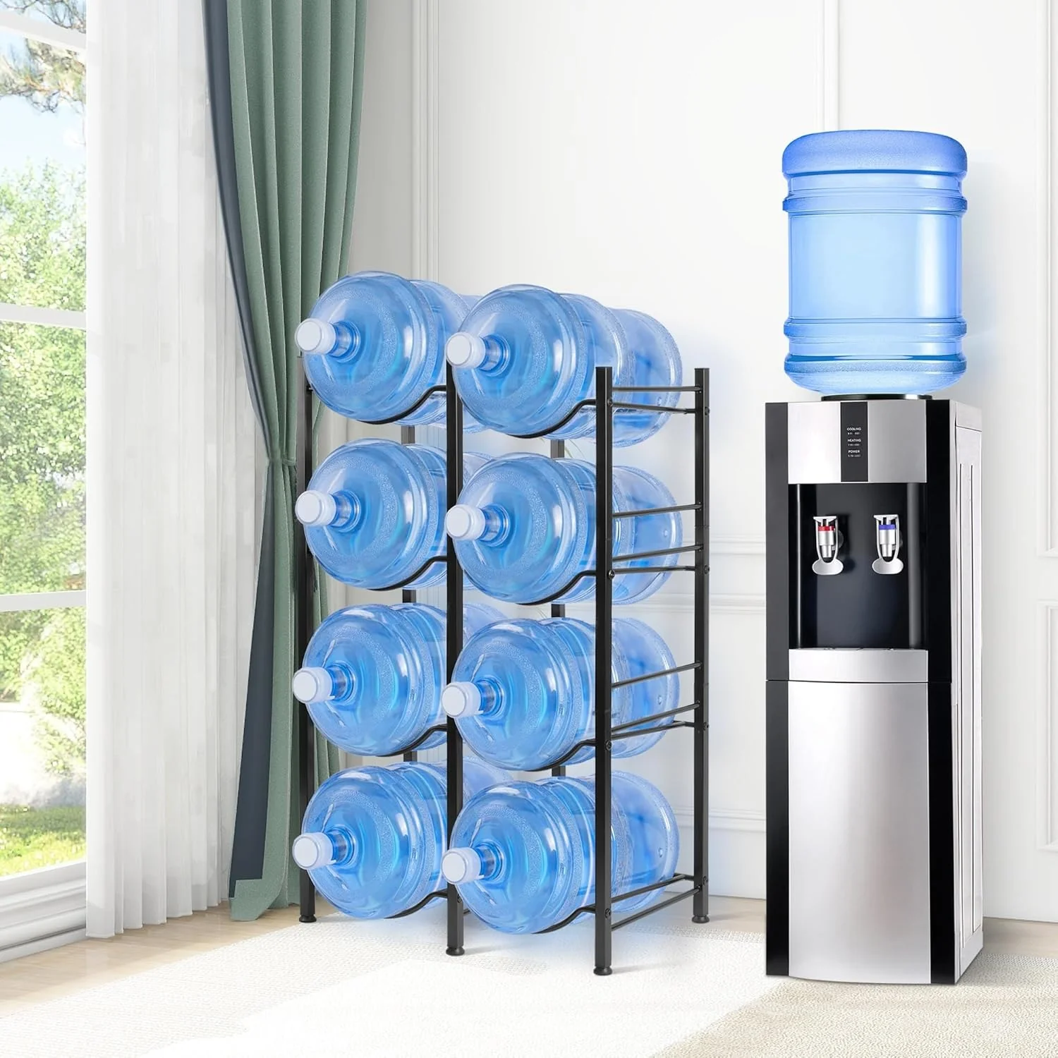 3-Tier Organizer Water Bottle Holder Rack Storage - Image 4