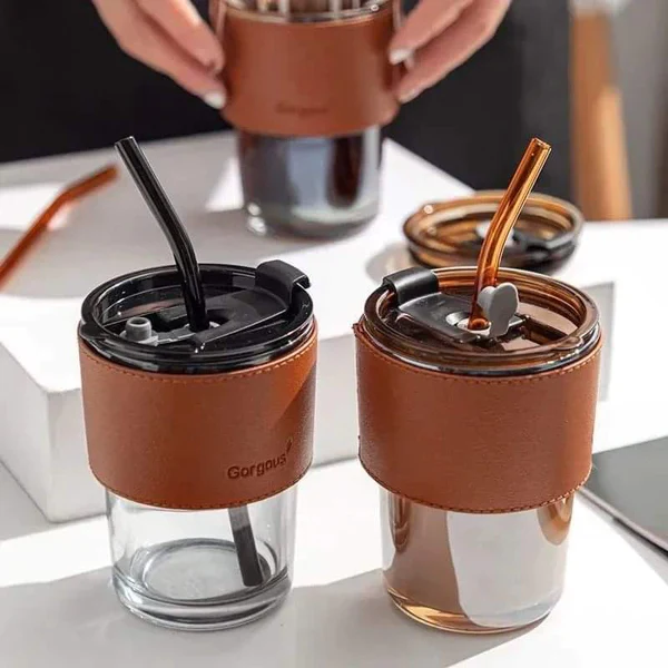 300ml Cup with straw and removable cover - Image 6