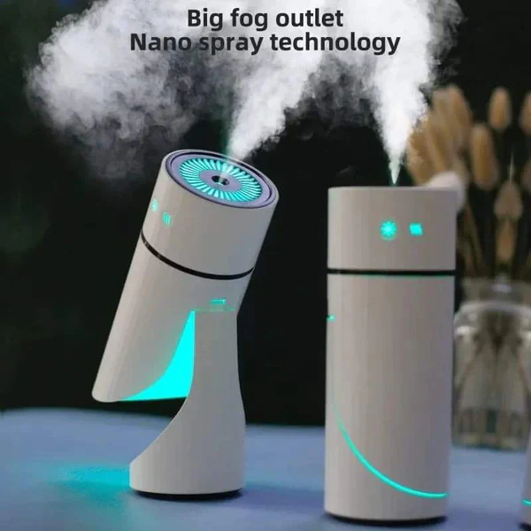 Cool Mist Ultrasonic Humidifier 300ml rechargeable Humidifier - Image 5