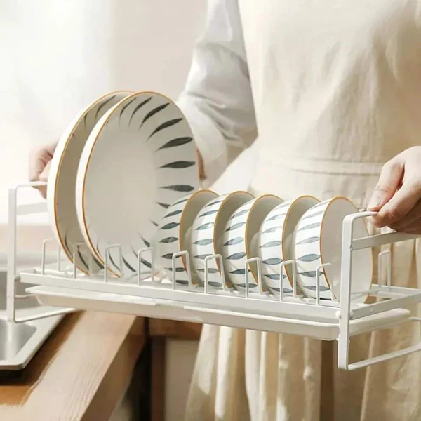 35cm Heavy Metal Plates Dish Glasses Rack - Image 2