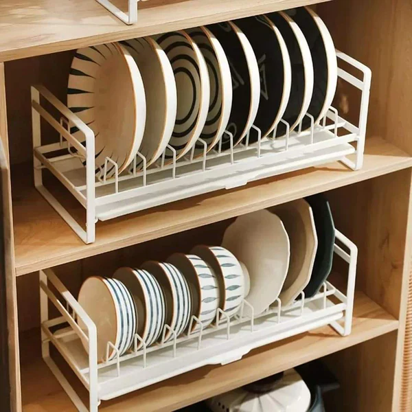 35cm Heavy Metal Plates Dish Glasses Rack - Image 4