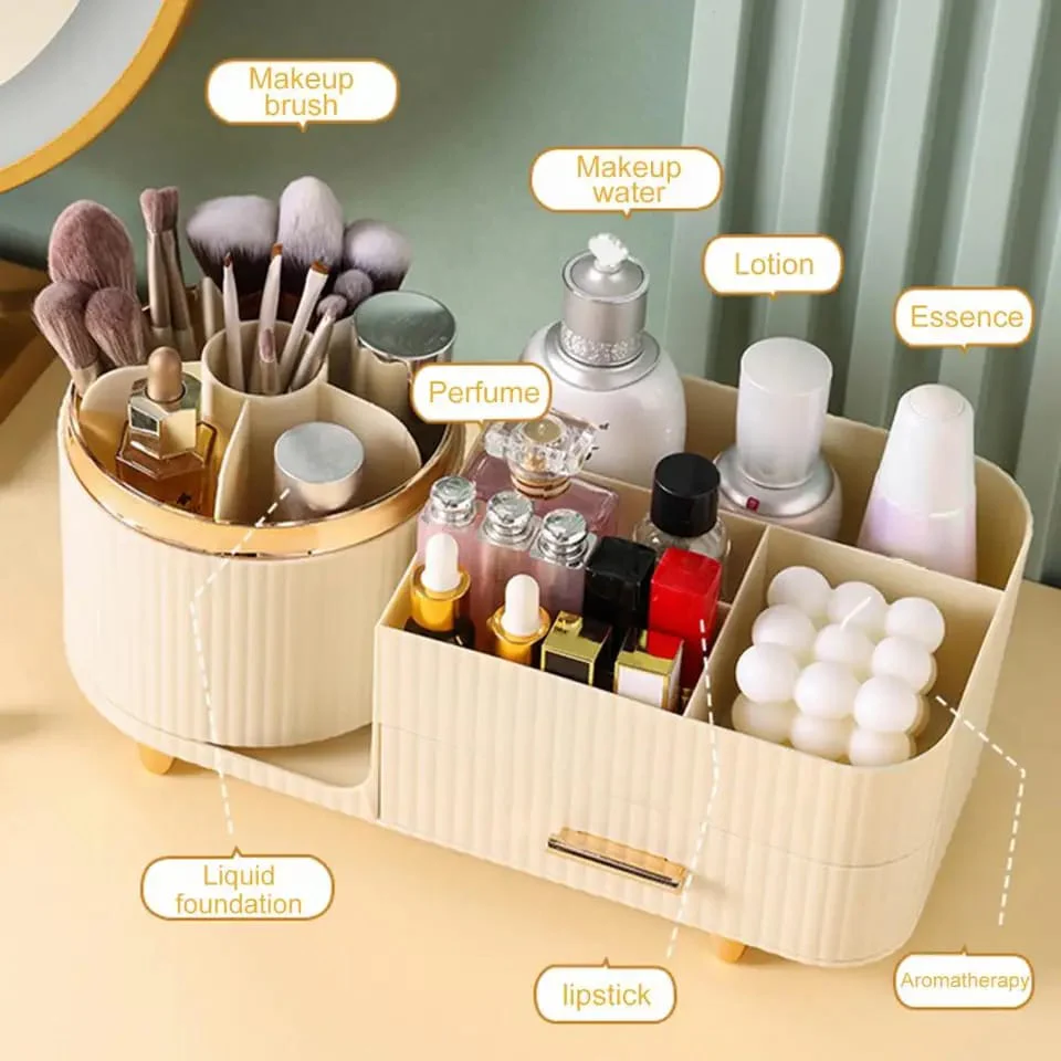 360° Rotating cosmetic storage organizer - Image 8