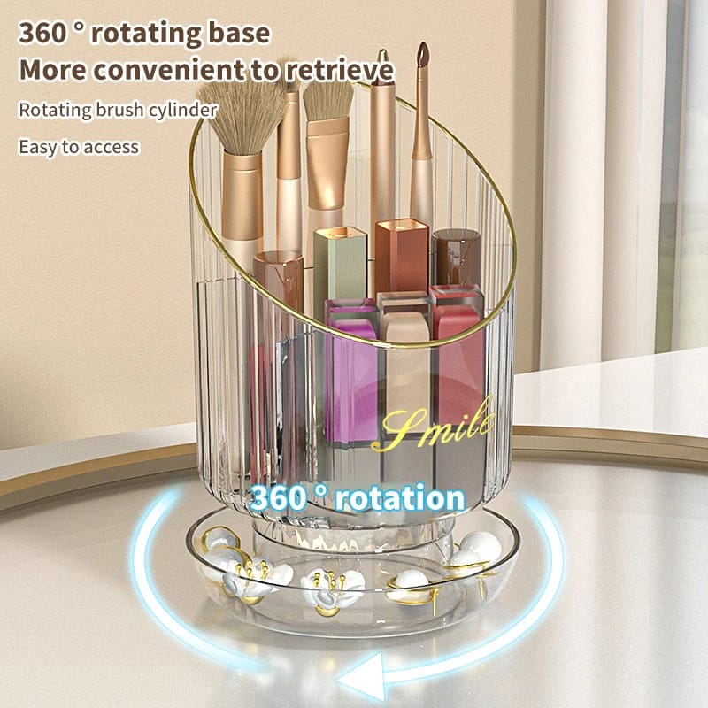 360° Rotating makeup brush holder. - Image 2