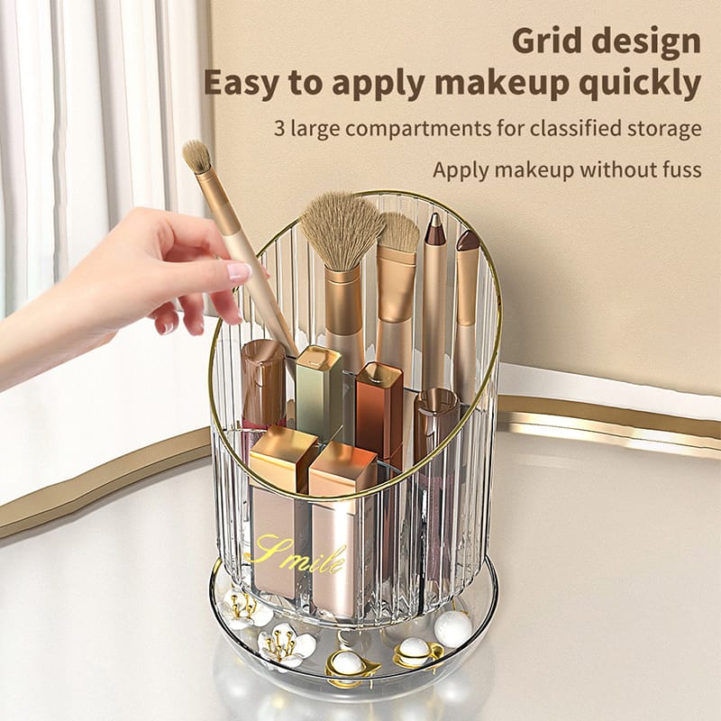 360° Rotating makeup brush holder. - Image 3