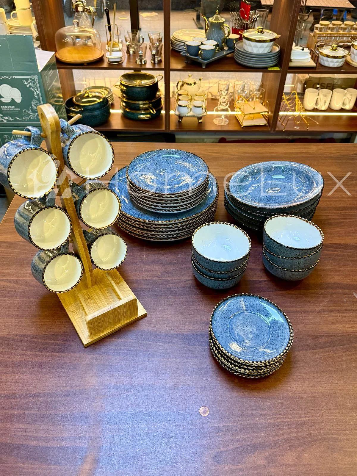 36pcs Elegant European Kiln Porcelain Dinner Set Luxury Sleep for the Modern Kenyan Home - Image 4