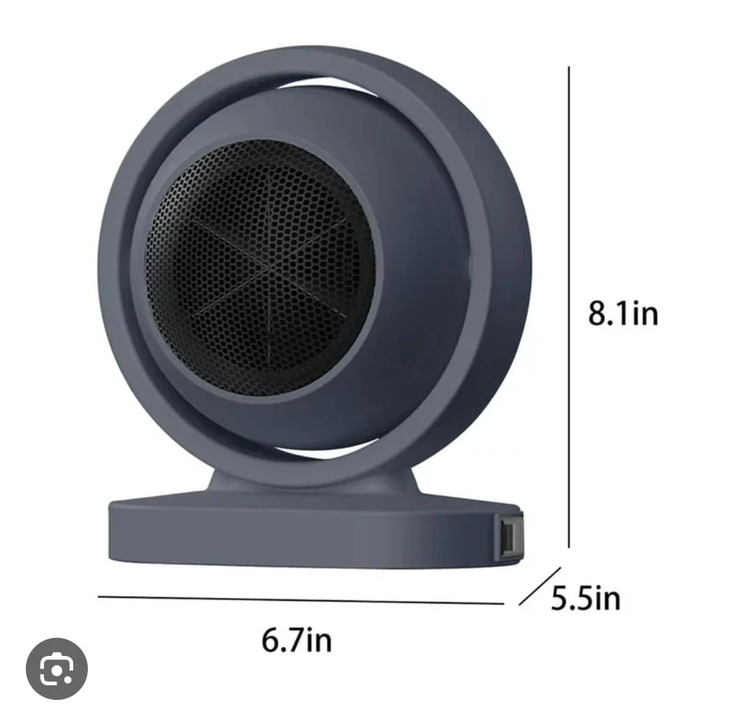 380W Warm air blower desktop heater fan - Image 5