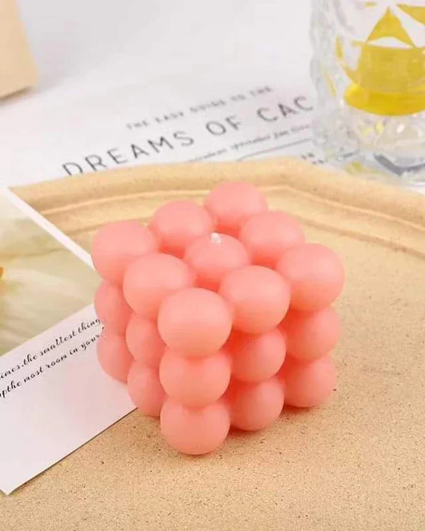 3D Non-stick Bubble Cube Candles Silicone Mold - Image 4