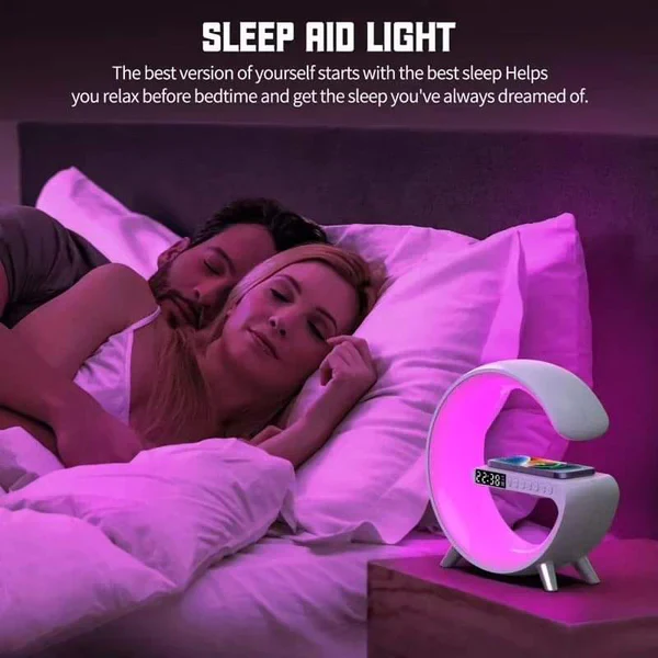 3in 1 Rainbow Light/Wireless Charger)Speaker - Image 8