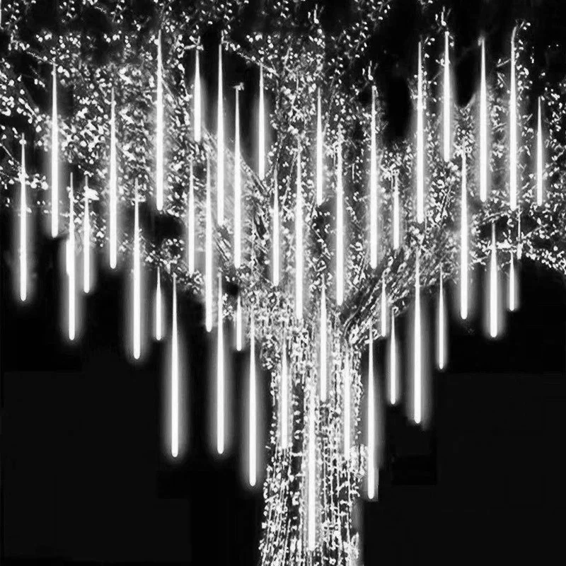 3M Solar Meteor Shower Rain Led String Lights* - Image 2