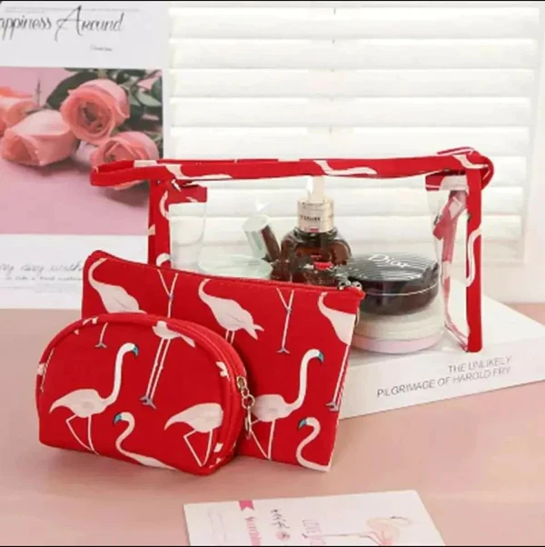 3pc portable cosmetics bag - Image 2