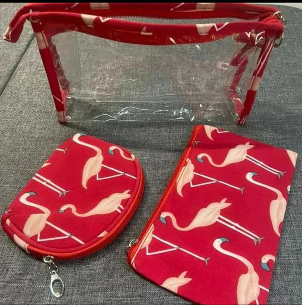 3pc portable cosmetics bag - Image 6