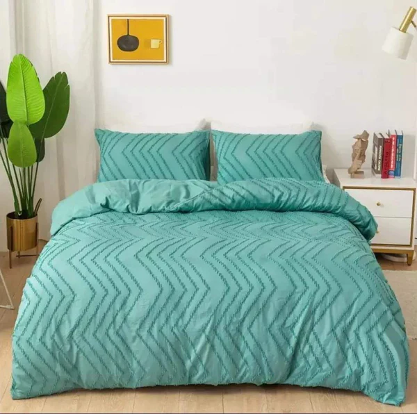 3pc Tufted Wave Duvet cover set - Image 5