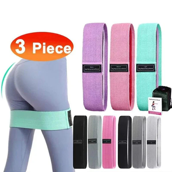 3pcs Booty Bands Fabric Resistance Glute Bands - Image 4