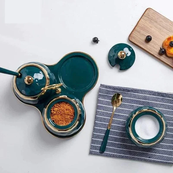 3pcs Ceramic Cannister set - Image 5