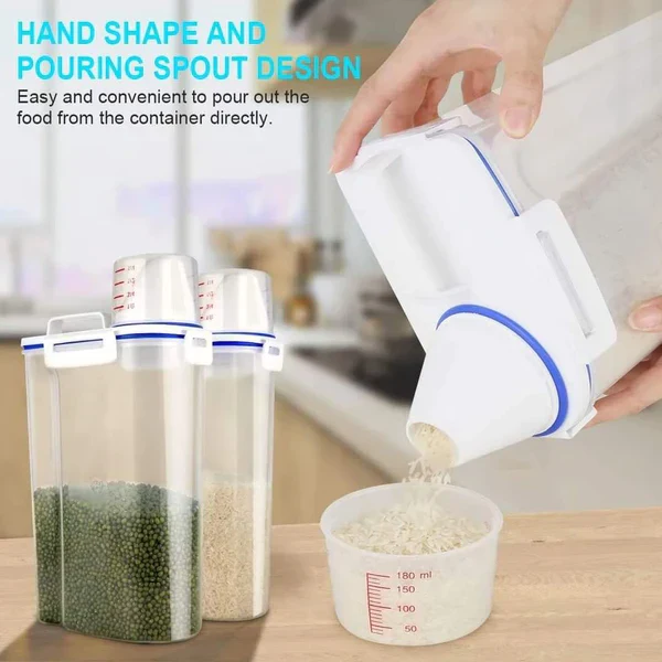 3pcs Cereal Jars - Image 2