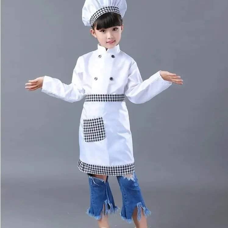 3pcs Children Professional Chef costume - Image 2