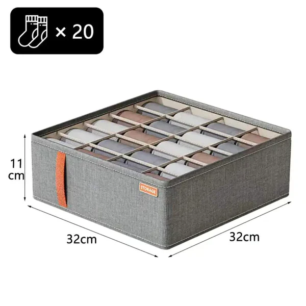 Wardrobe Clothes Organizer Underwear Socks Bra Storage Cabinet Drawer Organizers - Image 3