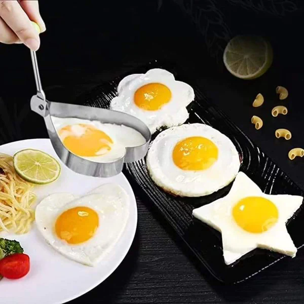 3pcs Egg Shaper with a holder - Image 2