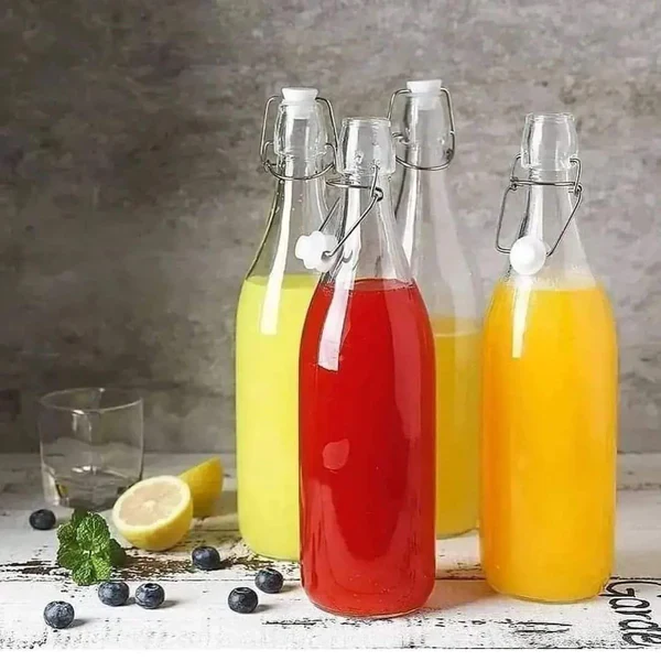 Glass Clip Beverage Bottle - Image 4