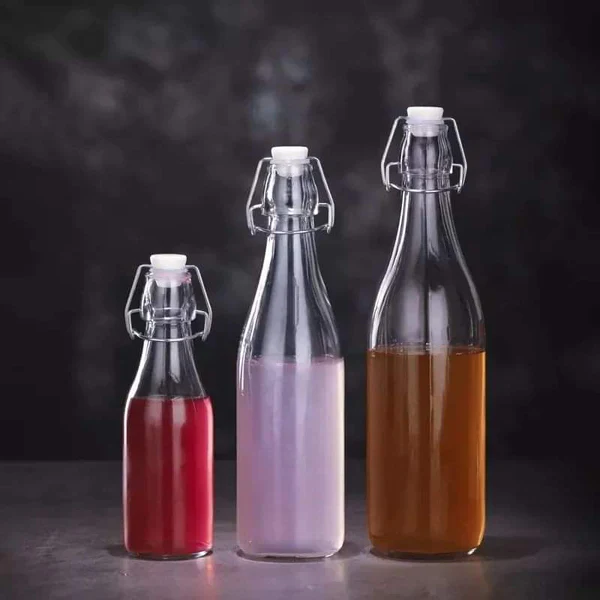 Glass Clip Beverage Bottle - Image 5