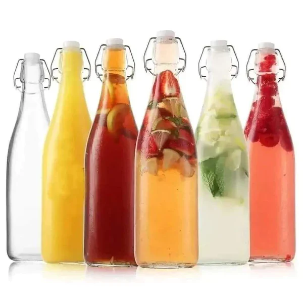 Glass Clip Beverage Bottle - Image 7