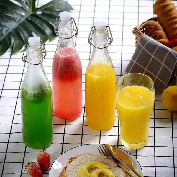 Glass Clip Beverage Bottle - Image 8