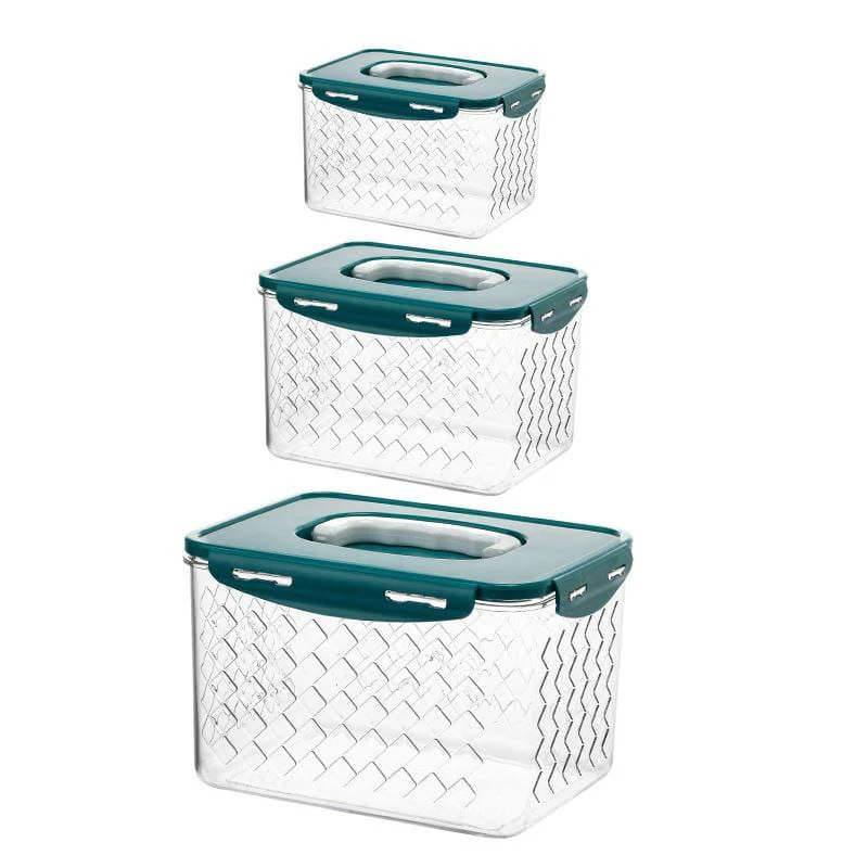 3pcs heavy acrylic fridge storage containers - Image 3