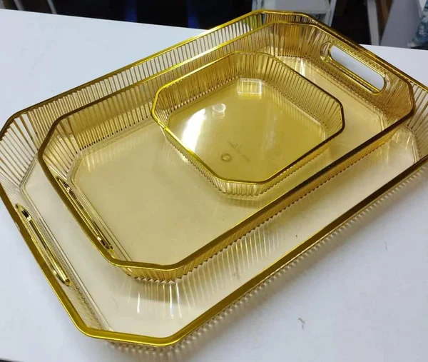 3PCS Nordic Multipurpose Rectangular Storage Tray - Image 5