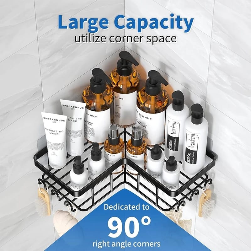 3pcs set  Heavy-duty Shower caddy shelf/Bathroom organizer - Image 3