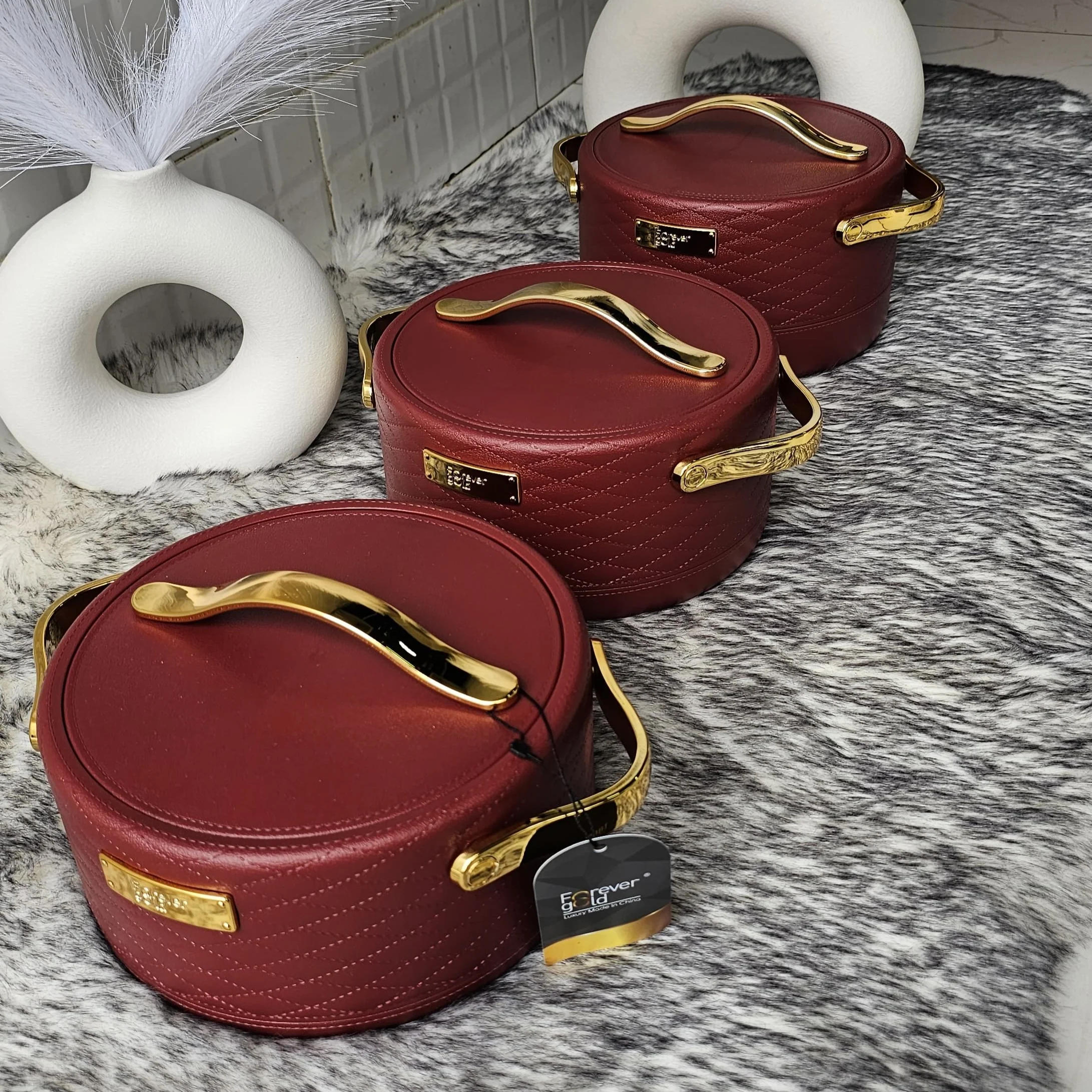 3pcs Set Luxurious Nordic Insulated Hotpots - Image 6