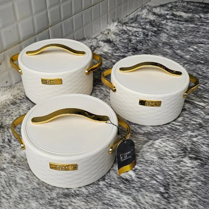 3pcs Set Luxurious Nordic Insulated Hotpots - Image 9