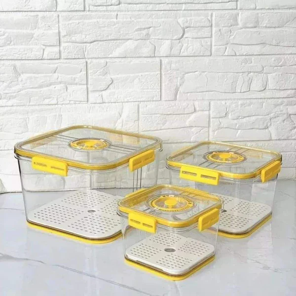 3pcs Set Stackable Food Storage Organizer - Image 5