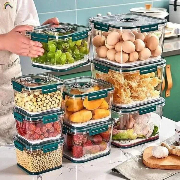 3pcs Set Stackable Food Storage Organizer - Image 6