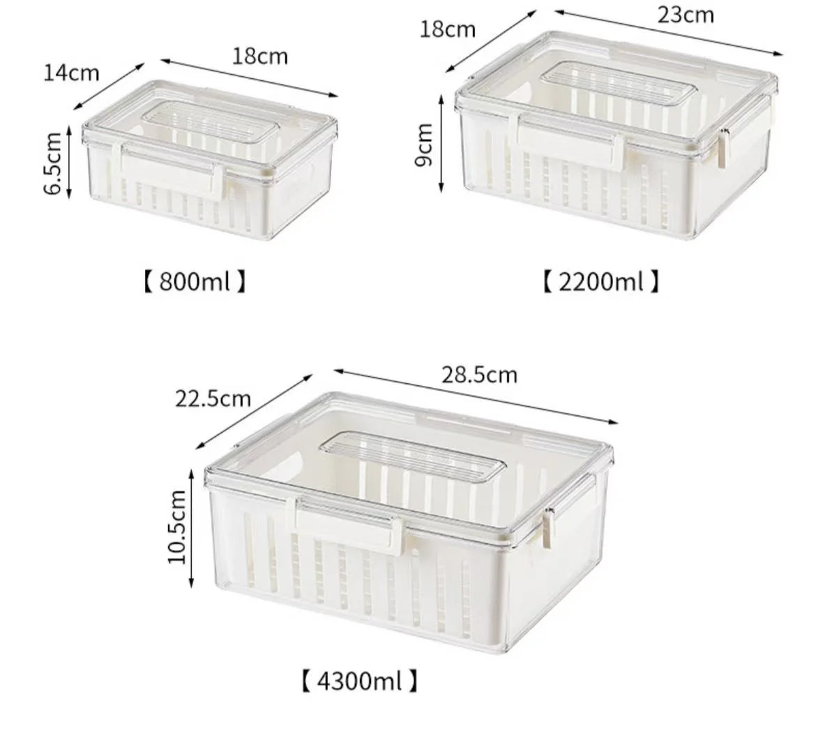 3pcs Stackable Food Storage Containers - Image 6