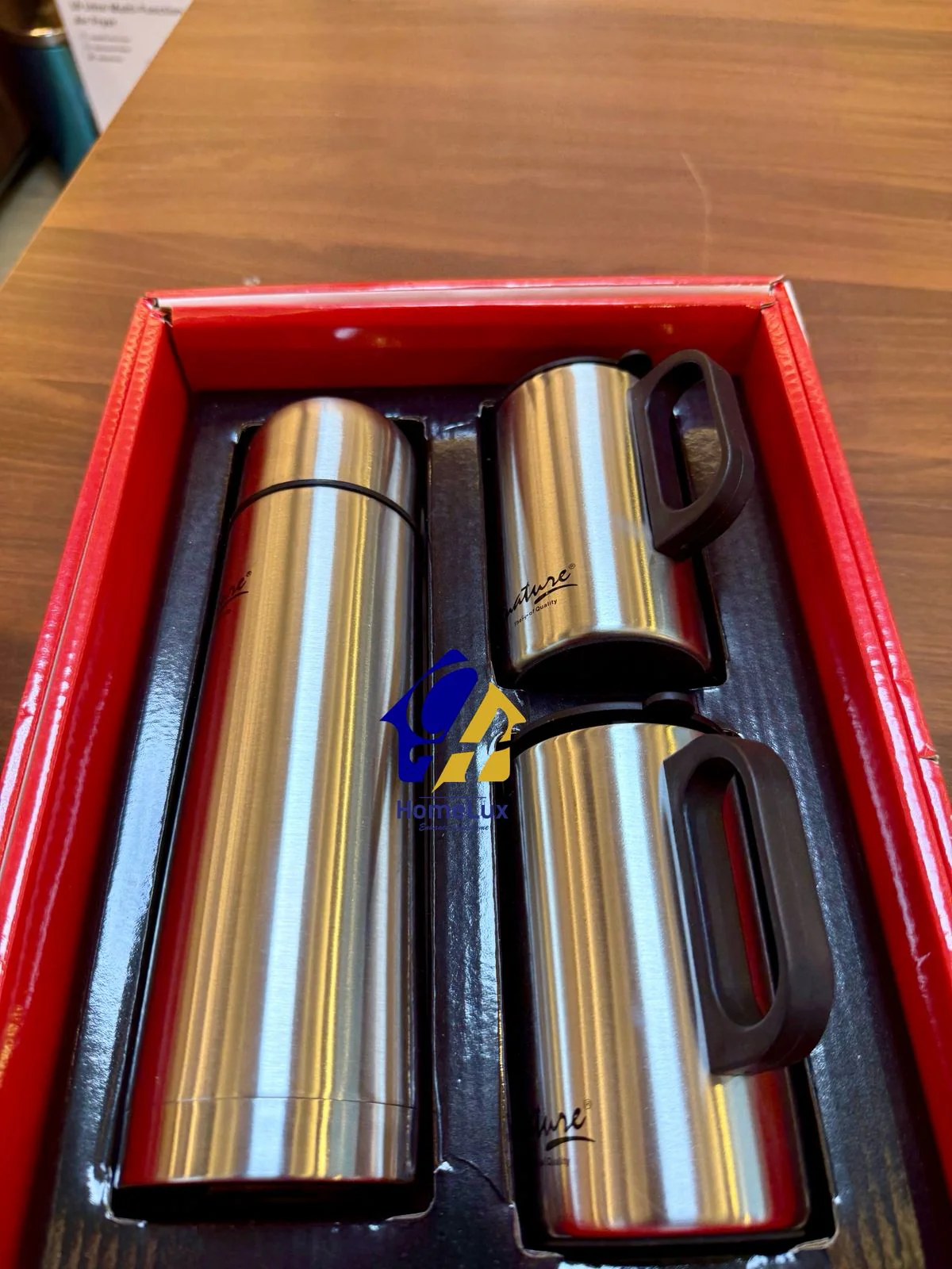 3pcs Vacuum Flask and Cup Gift Set Keeps Drinks Hot or Cold for 12 Hours - Image 4