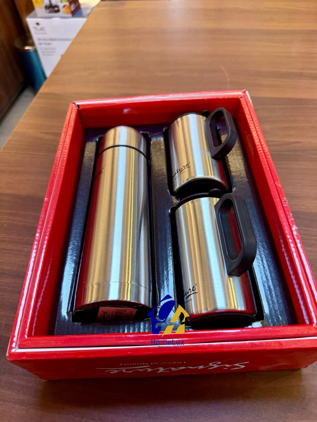 3pcs Vacuum Flask and Cup Gift Set Keeps Drinks Hot or Cold for 12 Hours - Image 5