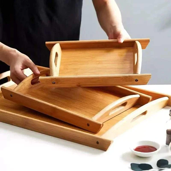 3ps bamboo trays - Image 3