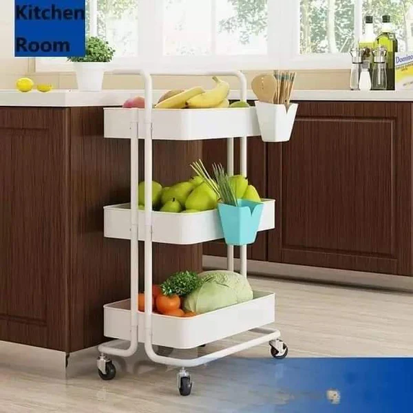 3Tier Multifunctional Rolling Cart - Image 4