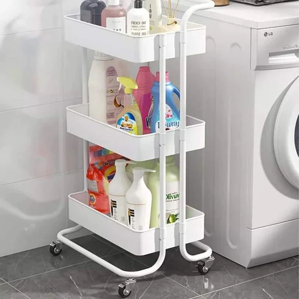 3Tier Multifunctional Rolling Cart - Image 8