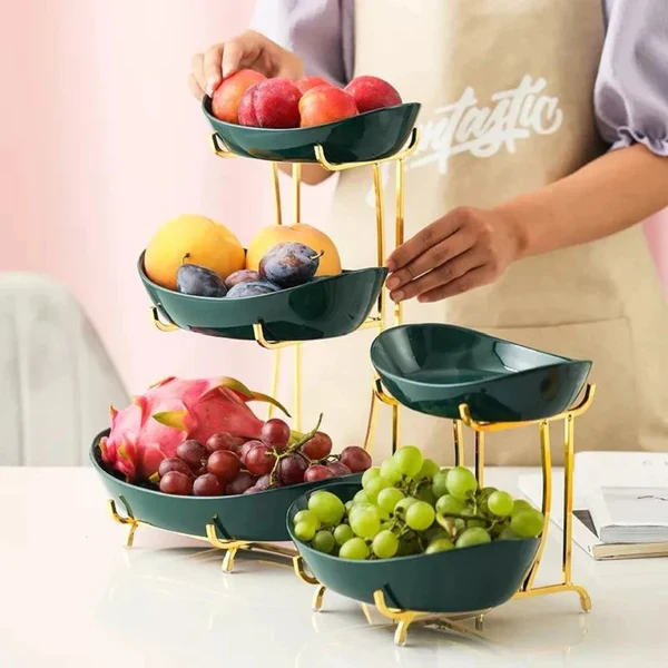 3Tier Nordic Ceramic Fruit/Snack Stand - Image 2