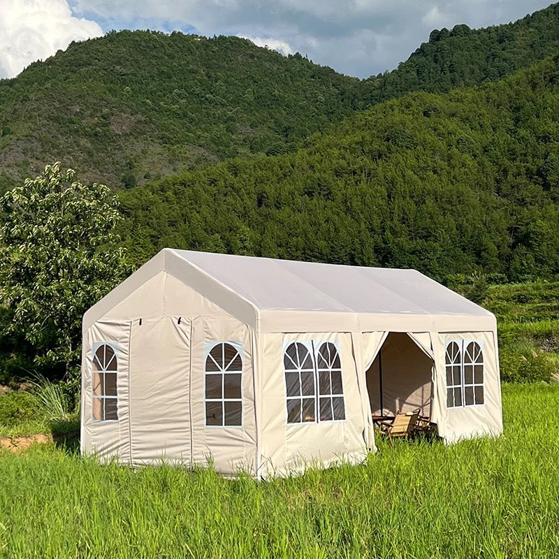 3x6 Outdoor Simple Stall Canopy Tent Portable Folding Gazebos Rainproof Sunproof Parking Shed Modern Garden Patio - Image 3