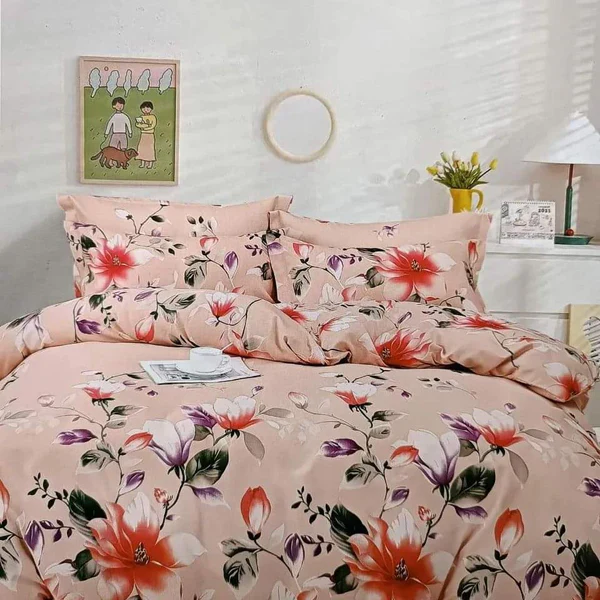 4 in 1 Microfibre Double Sided Duvet Cover Set - Image 2