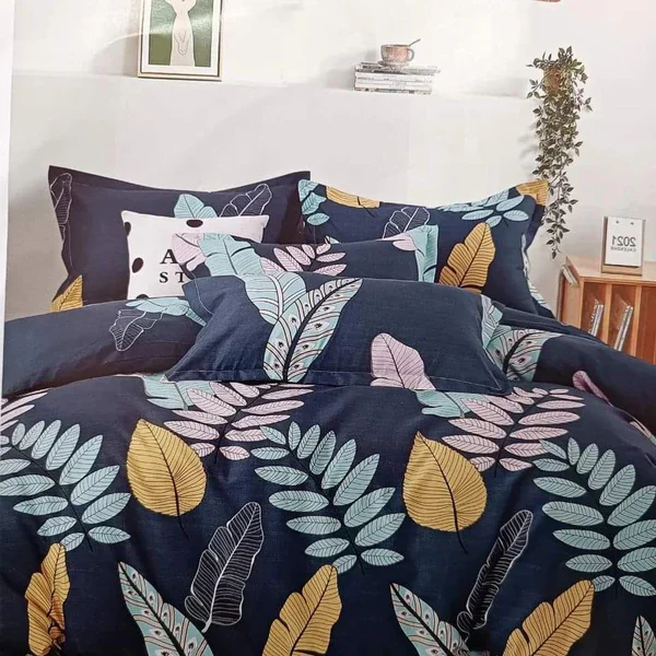 4 in 1 Microfibre Double Sided Duvet Cover Set - Image 9