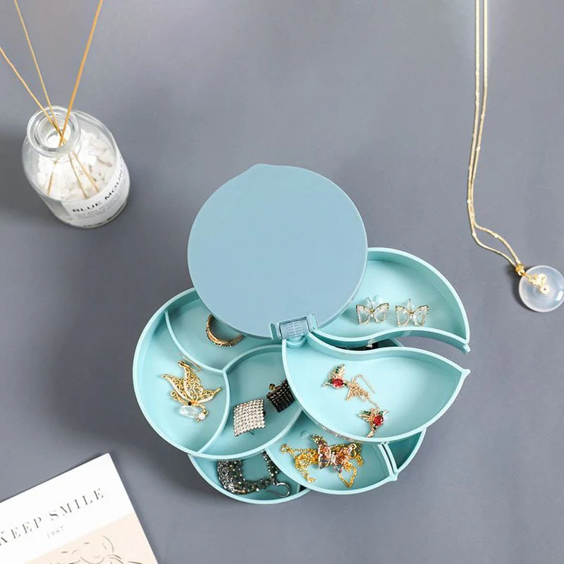 4 layer  rotating accessories storage  box - Image 3