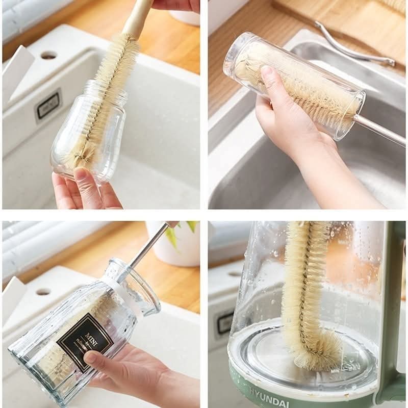 4 pcs Long Wooden handle bottle  cleaner. - Image 3