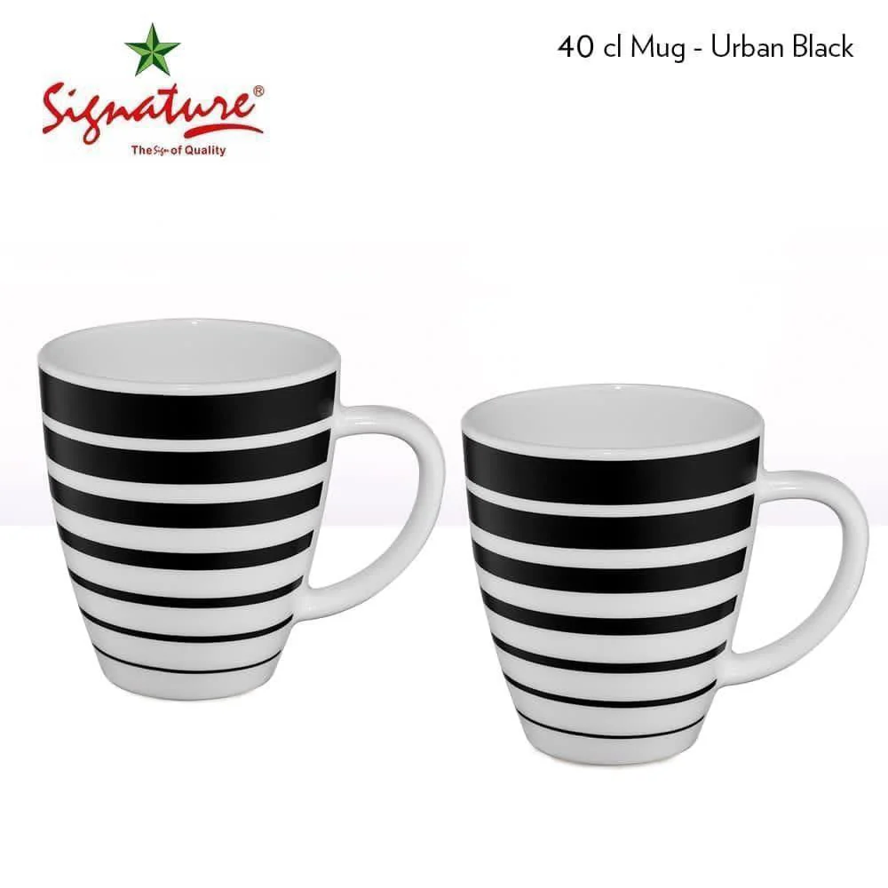 40 cl Glass Signature Mugs . 6pcs - Image 2