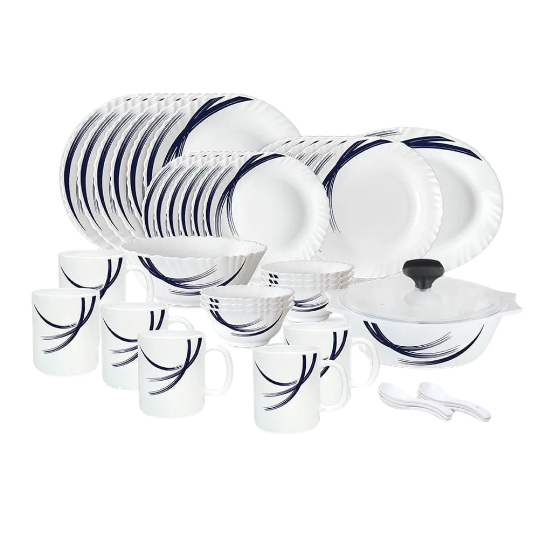 40Pcs Glass Dinner Set - Image 7
