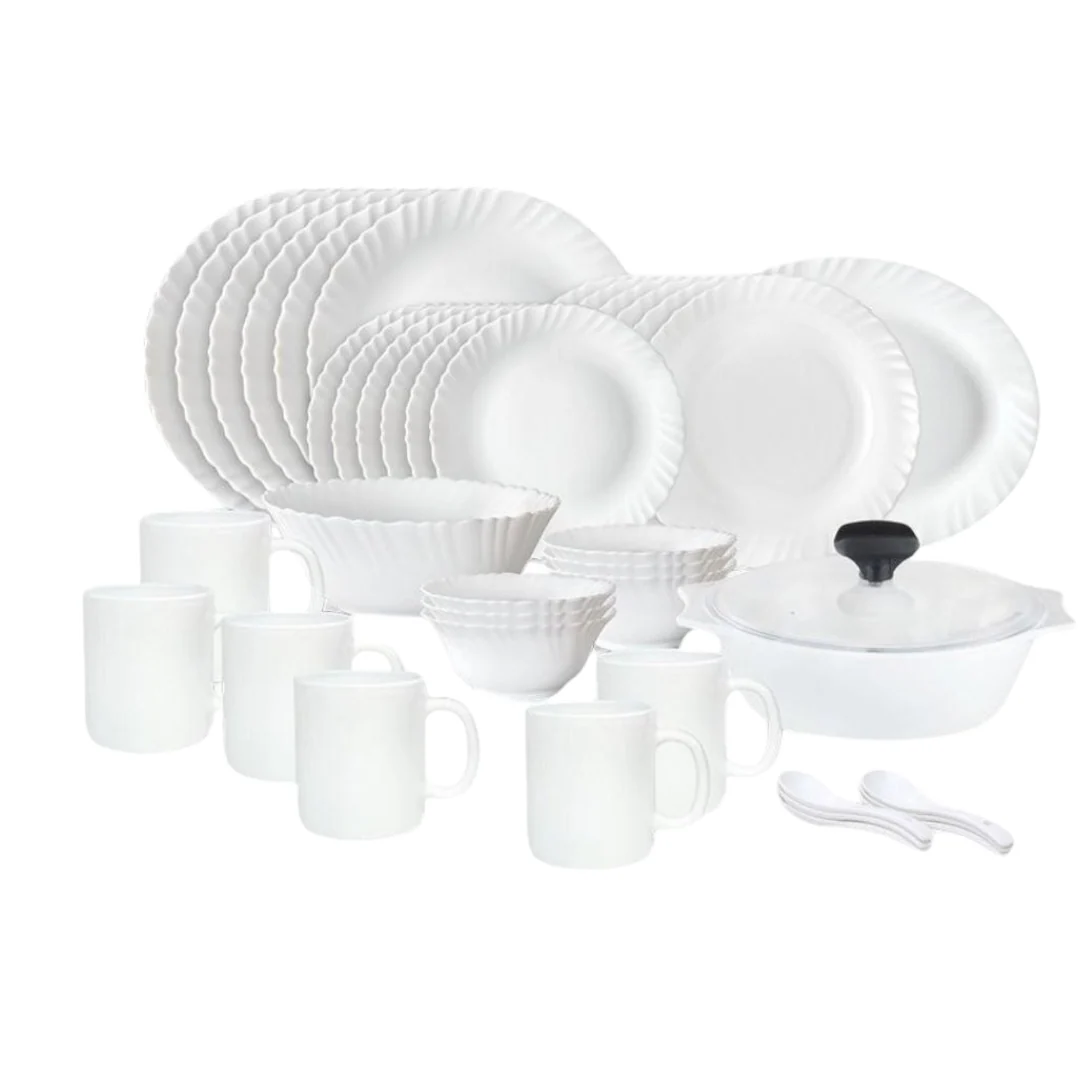 40Pcs Glass Dinner Set - Image 8