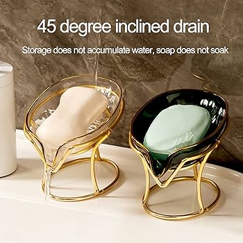 45 degree slanted self draining soap dish - Image 4