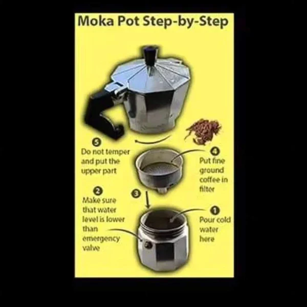 600Ml Aluminium Coffee Maker Pot Italian Style Mocha Pot for Rich Espresso - Image 10